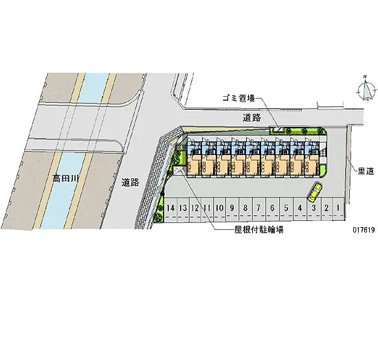 ★手数料０円★大和高田市春日町　月極駐車場（LP）